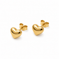Corazón Dorado Earring