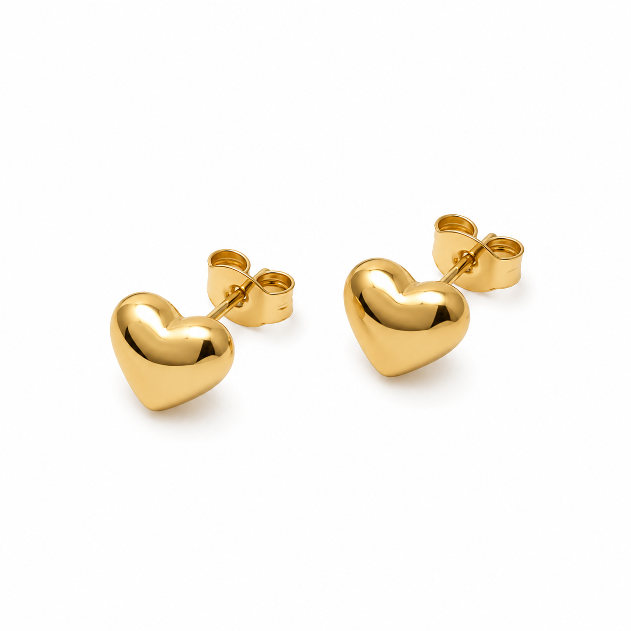 Corazón Dorado Earring