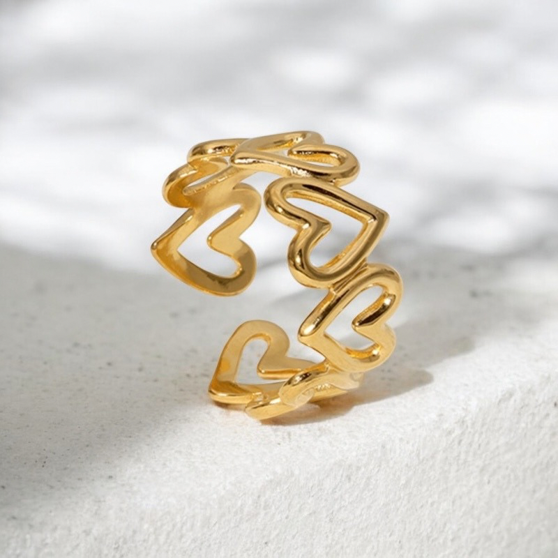 Corazón Ajustable Ring